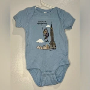 Hang Out Kong Bodysuit Light Blue Size 12 Month - Picture 1 of 5