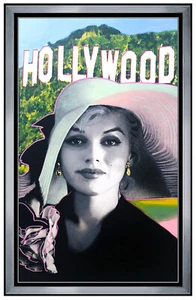 Steve Kaufman Large Oil Painting On Canvas Marilyn Monroe Hollywood Signed Art - Picture 1 of 5