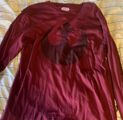 Camiseta grande Star Wars para hombre Camiseta gráfica Logo de la Alianza Rebelde Foto 1 de 4