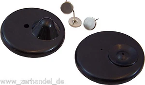 500 RF 8,2MHz Hartetikett R50 EAS Ø50 mit Nadeln Warensicherung Artikelsicherung - Bild 1 von 3