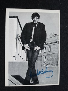 1964 Topps Beatles B & W 1st Series # 3 Paul McCartney (VG/EX)
