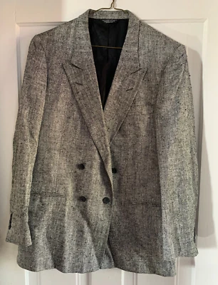Traje Chaqueta Blazer Nino Cerruti Rue Royale Para Hombres Doble Pecho Seda 42 Foto 1 de 4