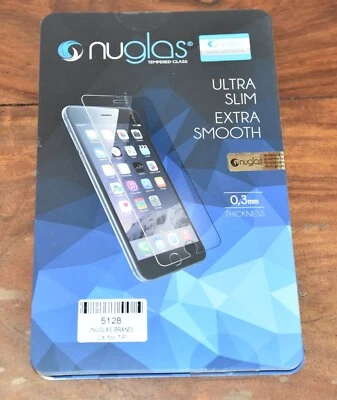 NUGLAS Tempered Glass Screen Protector - iPhone 7 - BNIP - Image 1 of 4