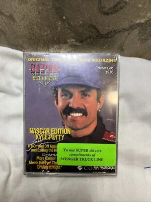 New Super Driver Truckers Tape Magazine October 1995 NASCAR Edition Kyle Petty - Image 1 of 2