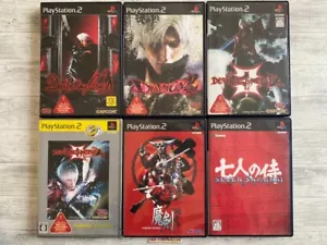 SONY PS2 Devil May Cry 1 2 3 & Special edition & Maken Shao & Seven Samurai set - Picture 1 of 16