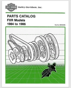 1984-1986 Harley-Davidson FXR Parts Catalog 168 pages - Picture 1 of 1