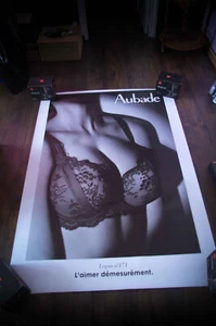 Lencería AUBADE 171 Autobús Francés Vintage Publicidad Moda Sexy Póster Original - Imagen 1 de 7