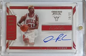 2023 Panini National Treasures Dennis Rodman AUTO /35 All-NBA Signatures - Rare - Picture 1 of 4