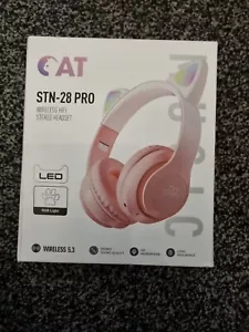 Cat Stn-28 Pro Wireless Stereo Kids Headset - Picture 1 of 3
