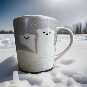Starbucks Navidad 2016 • Taza Cerámica Nieve Osos Polares 8 OZ • 🐻❄️ • St.07 - Imagen 1 de 10
