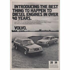 1980 Volvo: Best Thing to Happen to Diesel Engines Vintage Print Ad