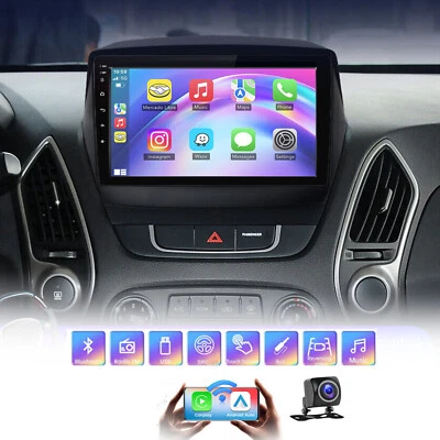 Per Hyundai iX35 2010-2015 Wireless Carplay Android 13 Autoradio GPS AHD Camera - Immagine 1 di 4