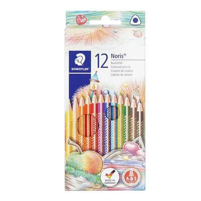 STAEDTLER 12er Set ergonomische Dreikant Buntstifte Zeichenstifte