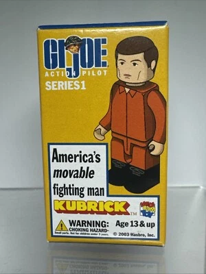 Medicom Kubrick GI JOE Serie 1 Action Pilot Mini En Caja Sellado Oficial 2003 Foto 1 de 4