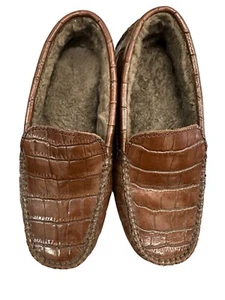Cole Haan Leather Loafers lined With Faux Fur Dress Shoes Kids Size 11 - Picture 1 of 2
