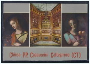 AK Kirche PP. Kapuziner- Caltagirone Gemälde Frauen UF154 - Bild 1 von 1