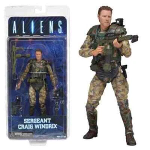 NECA Alien Sergeant Craig Windrix Marine 7" Actionfigur Aliens Movie Serie 2 - Bild 1 von 24