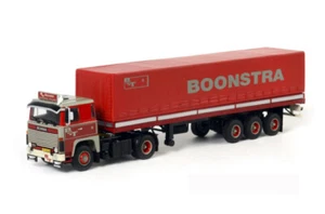 WSI per Scania 1 4x2 rimorchio inclinabile classico per Boonstra 1/50 MODELLO PRESSOFUSO CAMION - Foto 1 di 3