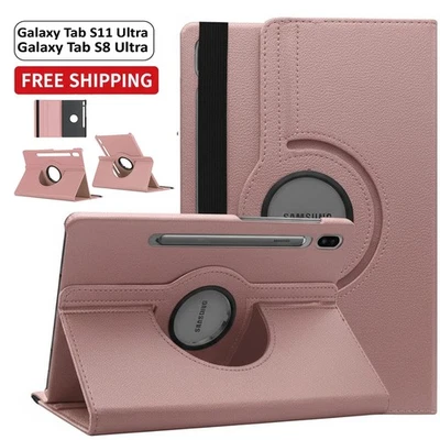 360 Rotating Case Tablet Stand Cover For Samsung Galaxy Tab S8/S11 Ultra 14.6" - Image 1 of 4