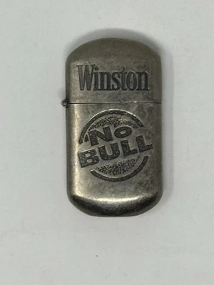 Encendedor abatible "No Bull" promocional Winston de colección de los años 80 Foto 1 de 4