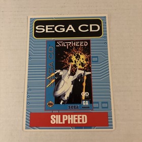 Sega CD Silpheed VIDPRO Card Toys R Us Display Card  Rare