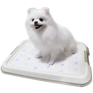 Puppy Pee Pad Holder, Dog Training Pad Tray for Puppies and Small Dogs, Non-S... - Picture 1 of 9