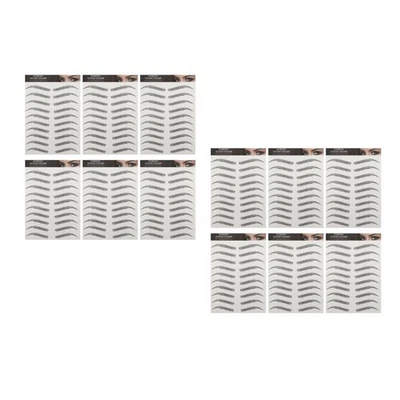  2 PCS Sticker Augenbrauen Gefälschte Augenbrauenaufkleber Falsche - Bild 1 von 4