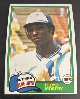 1981 Topps - Lloyd Moseby - #643 - Toronto Blue Jays - RC - Image 1 of 2
