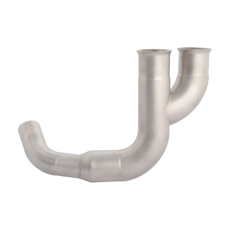 Tubo de acero tubo medio conexión escape para Ducati Scrambler 800 Icon 2023-2025 Foto 1 de 4