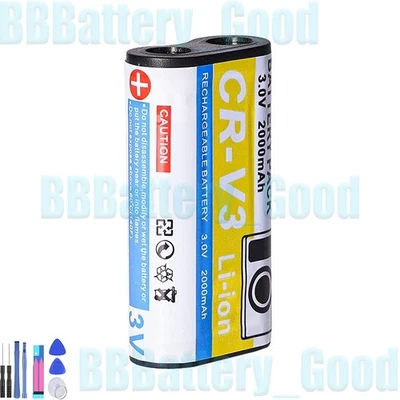 1x Batería para Kodak CRV3 CR-V3 EasyShare C300 CD33 CX7530 3700 DX3215 Foto 1 de 4