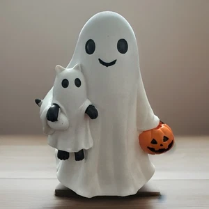 Ghost Holding Gatto Nero Halloween TJMAXX Nuovo Prodotti per la Casa Trending Virale Tik Tok - Foto 1 di 6