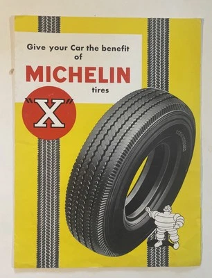 Vintage Michelin “X” Tires Original Brochure - Image 1 of 3