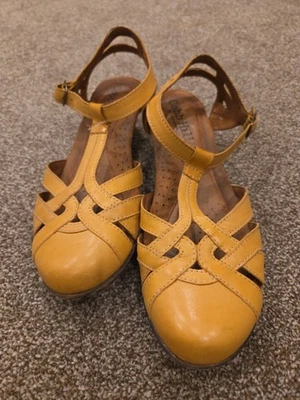 Sandalias de cuero Rockport Cobb Hill tacón cómodo zapato para caminar para mujer 8,5 m tostado Foto 1 de 4