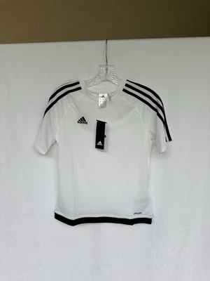 Nueva Camisa de Fútbol Juvenil Adidas Blanca Con Etiquetas, Talla Mediana  Foto 1 de 4