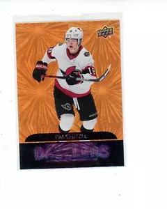 2020-21 Upper Deck Orange Dazzlers Extended Series #DZ131 Tim Stutzle - Picture 1 of 1