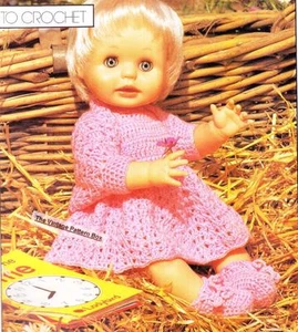 CROCHET SET for FIRST LOVE / BABY BORN or 42cm - COPY doll crochet pattern - Picture 1 of 1
