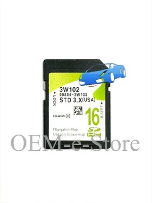 2014-2015 Sportage Navigation Memory SD CARD DATA U.S Map OEM Part 96554-3W102 - Image 1 of 3