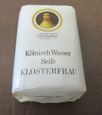 Vintage Klosterfrau: Kölnisch Wasser Seife   1 * 100  Gramm Neu OVP - Bild 1 von 3