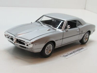 WELLY 67 PONTIAC FIREBIRD 326 H.O. 1:24 METALLIC SILVER W/O BOX FREE SHIP - Image 1 of 4