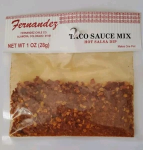 Fernandez Taco Saucenmischung Hot Salsa Dip 1 Unze Alamosa, CO - Bild 1 von 2