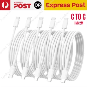 Type C to USB-C Cable PD 60W Fast Charging Cord Charger For iPhone 15 16 Pro Max - Picture 1 of 13