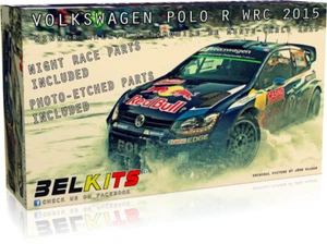 Belkits 1:24 Scale VW Polo R WRC 2015Monte Carlo Rally Ogier Model Kit # BEL0010 - Picture 1 of 12