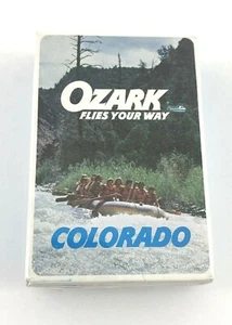 Baraja de cartas de juego Ozark Airlines. ¡Nuevo, SELLADO! Tema Colorado. - Imagen 1 de 4