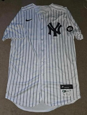 Andrew Heaney New York Yankees 2021 Game Issued Jersey Whitey Ford Patch Nike - Image 1 of 4
