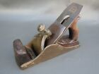 Vintage gunmetal infill smoothing plane with steel sole old tool H Slater London