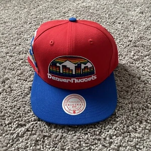 Denver Nuggets Mitchell & Ness NBA Jumbotron Snapback HWC Hardwood Classics Hat - Picture 1 of 4