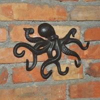 1PC Key Holder Decorative Octopus Shaped Durable Portable Iron Key Rack for Home