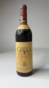 VINO ROSSO DA COLLEZIONE CHIANTI CLASSICO CELLA 1976 GALLO NERO - Bild 1 von 3