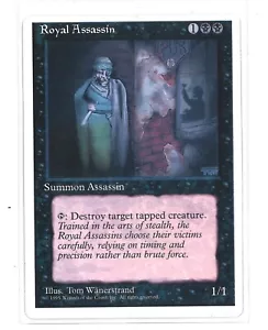 MTG Alternate 4th Edition Royal Assassin LP Condition FAST SHIPPING - Picture 1 of 2