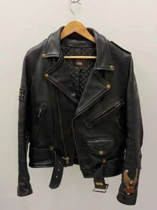 VANSON Double Rider's Jacket/C2 Type/Running Shoten/Harley-Davidson/Made in USA - Picture 1 of 9